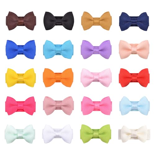 20 Pack Bowknot Haare Clip Seite Haarsperrte Für Kleinkind Bunte Haarnadel Entenbill Clip Haarzubehör Für Tägliche Verschleiß von MCAOAL