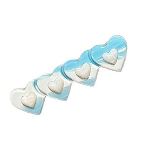 Acetat Herzgeformte Haare Clip Mode Französisch Haar Barrettes Haarnadel Strand Ferienhaarzubehör Für Frauen Mädchen von MCAOAL