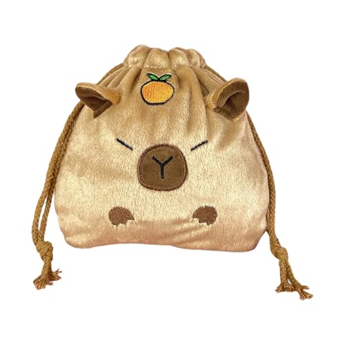 Cartoon Plüsch Capybaras Reisen Toilettenbeutel Mode Make Up Beutel Kosmetikbeutel Make Up Beutel Für Frauen Mädchen von MCAOAL