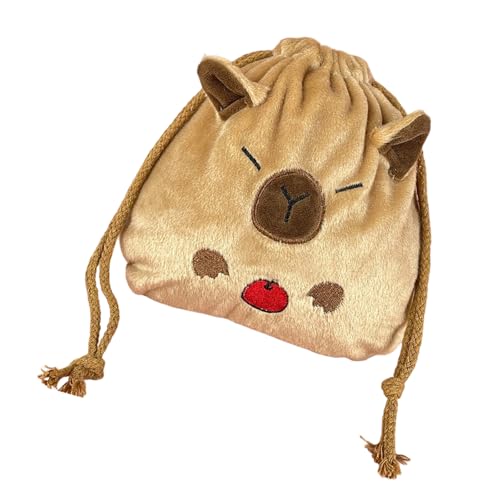Cartoon Plüsch Capybaras Reisen Toilettenbeutel Mode Make Up Beutel Kosmetikbeutel Make Up Beutel Für Frauen Mädchen von MCAOAL