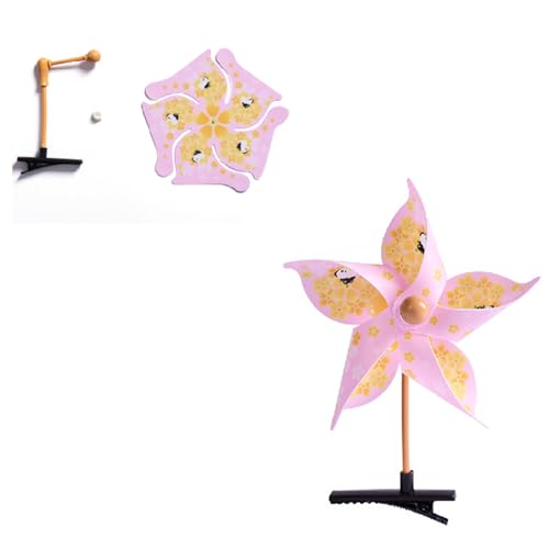 Einzigartige Windmühle Haarclip Für Handwerksliebhaber Easy Assembly Damen Haarnadel Mode Hair Spischen Party Haarzubehör von MCAOAL