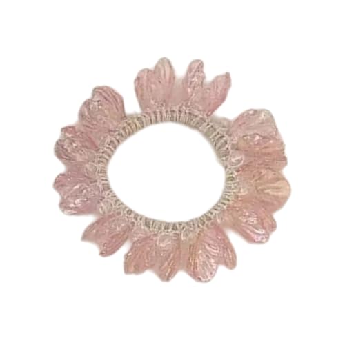 Elegante Schalenperlen Haarkrawatte Für Frauen Weiche Elastizität Bandrunchies Pferdeschwanzhalter Für Tägliche Verschleiß Und Besonderen Anlass von MCAOAL