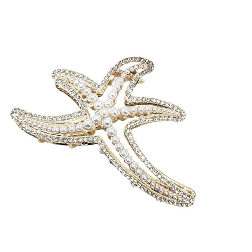 Elegante Sternfischhaarklamme Mit Strasssteinen Legierung Frisur Klammer Für Modische Frauen Frisuren Accessoire Elegante Sternfischhaarklamme Mit Strasssteinen Legierung Frisur Klammer Für Modische Frauen Frisuren Accessoire von MCAOAL