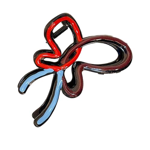 Farbkontrast Bowknot Haarclip Bequem Zum Tragen Von Frisuren Clip Für Verschiedene Haare Frauen Haardekoration von MCAOAL