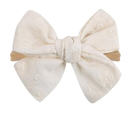 Feste Farbe Baby Stirnband Mit Bogenknoten Zauber Für Säuglinge 0 Bis 2 Jahre Modische Neugeborene Kopfschmuck Haar Ornament von MCAOAL
