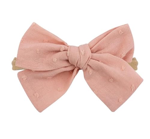 Feste Farbe Baby Stirnband Mit Bogenknoten Zauber Für Säuglinge 0 Bis 2 Jahre Modische Neugeborene Kopfschmuck Haar Ornament von MCAOAL
