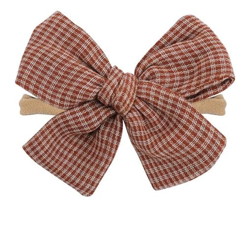 Feste Farbe Baby Stirnband Mit Bogenknoten Zauber Für Säuglinge 0 Bis 2 Jahre Modische Neugeborene Kopfschmuck Haar Ornament von MCAOAL