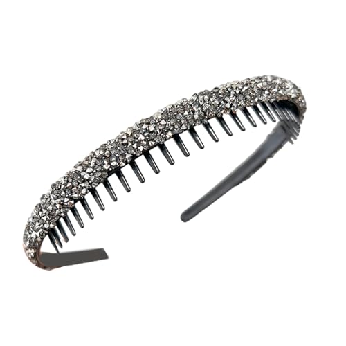 Glitzernde Volle Strasssteine ​​Haarhoop Mit Zahnkamm Stylish Gesicht Waschen Haarband Für Frauen Und Mädchen Täglich Accessoires von MCAOAL
