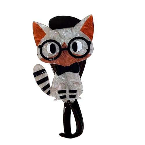 Haarklaue Clip Großer Clip Kopfbedecker Haarklaue Klemme Elegante Katzenhaarhalter Barrettes Starke Haltshaarpin Für Mädchen von MCAOAL