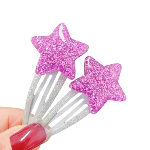 Kinder Haarclip 2000er Mädchen Star Clip Kopfschmuck Adorkable Handgefertigte Frauen Haarschmuck Haarstyling Haarnadel von MCAOAL
