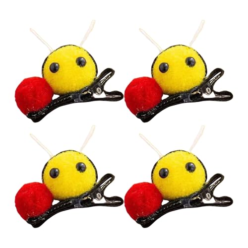 Kinder Haarnadel Haarclipbienen Form Kopfbedeckung Für Kinderbühne Tragen Adorchierbares 2000er Mädchen Kopfschmuck Plüsch von MCAOAL