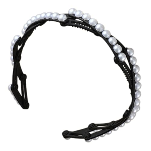 Koreanische Mode Tragbarer Haare Für Frauen Faltbares Stirnband Mit Anti Slip Designs Und Kunstperlendekoration von MCAOAL