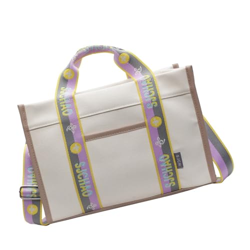 MCAOAL Stilvolle Leinwandtasche Für Mit Geräumigem Fach Und Bequemer Schultergurt Crossbody Taschen Große Kapazität Leinwandbeutel von MCAOAL