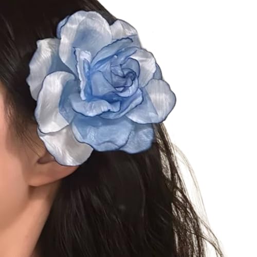 Mode Breites Haar Barrettes Einzigartige Blumenklemme Haarnadelhaarclip Stilvolle Breite Haar Accessoire Freizeitgebrauch von MCAOAL