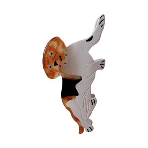 Modische Kätzchen Hair Barrettes Einzigartige Nakakreous Klemme Haarnadelhaarclips Stylish Kätzchen Hair Accessoire Freizeitgebrauch von MCAOAL