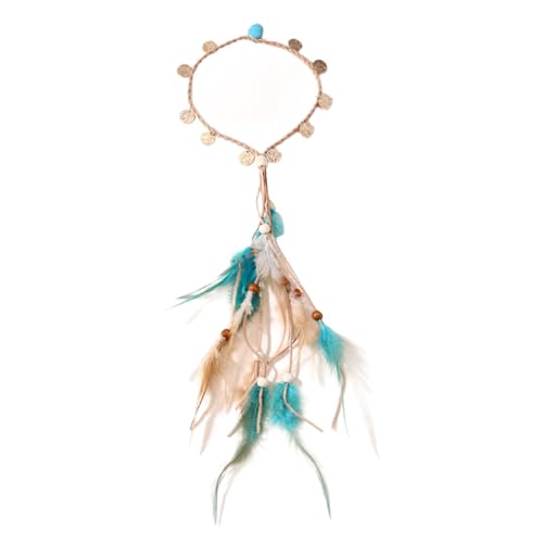 Styles Gefiederte Federstirnband Perlen Seil Anheizt Haarband Für Frauen Und Teenager Themenpartys Und Reisen von MCAOAL