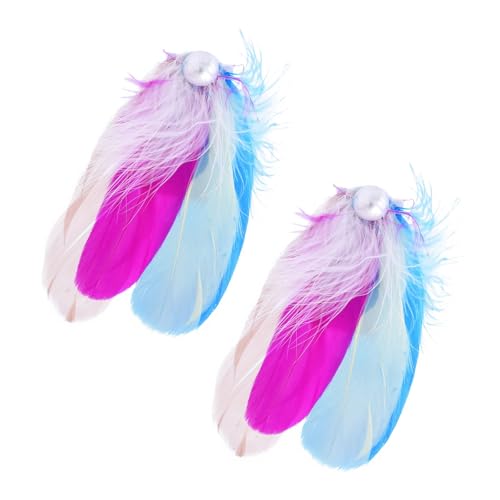 Trendy Gefiedertes Haarnadel Mit Künstlichen Perlen Für Mädchen Ballett Und Abendveranstaltung Stufe Show Hair Accessoires von MCAOAL