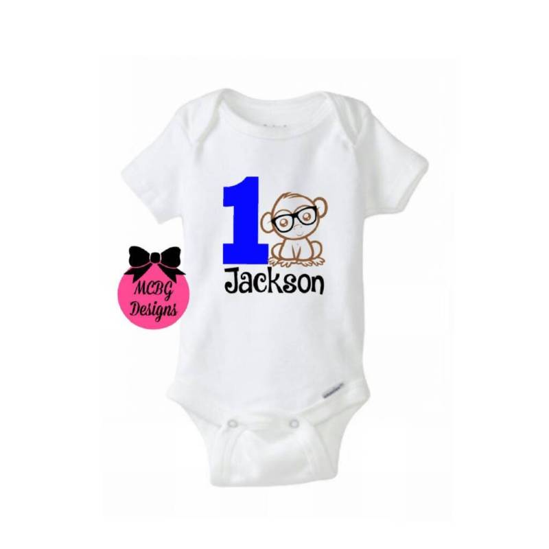 Affe Geburtstag Shirtalle Größenaffe Geburtstagspartyersten Jungen Partyboys Geburtstagspartyaffe von MCBGDesigns