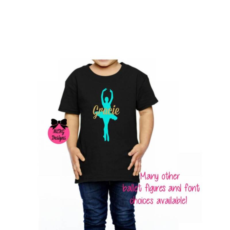 Ballett Shirtsglitzer Shirtsballett Zubehörtanz Shirtsballerina Geschenktanz Recital Geschenkmädchen Weihnachtsgeschenk von MCBGDesigns