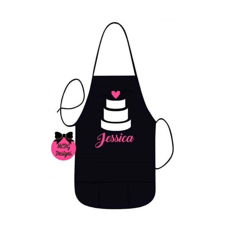 Kuchen Schürzekoch Schürzefrauen Geburtstagsgeschenkdamen Weihnachtsgeschenkeschürzeküchendekokochenkuchen Backen Schürze von MCBGDesigns