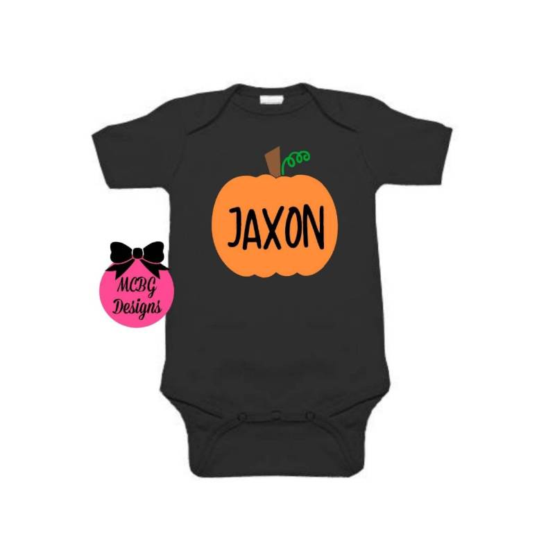 Kürbis Shirtsalle Größenhalloween Boy Shirtskleinkind Junge Halloween Shirtserste Halloweenunisex Shirtkürbis Baby Outfit von MCBGDesigns