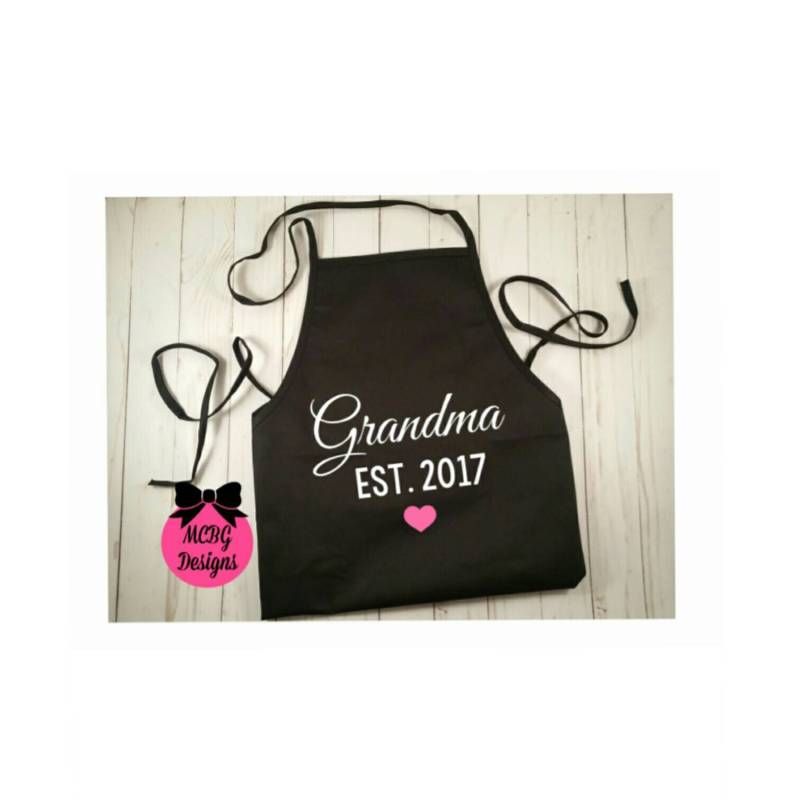 Oma Schürze-Baby-Vollgröße-Schürze-Oma Geschenk-Muttertagsgeschenk-Neue Oma-Nana Schürze-Geburtstagsgeschenk Für von MCBGDesigns