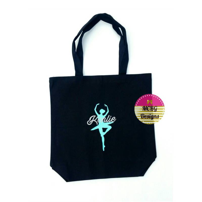 Tanztasche Jubelbeutel Personalisierte Tanzbeutel Ballettbeutel Cheerbeutel Ballettartikelsüße Ballettartikel von MCBGDesigns