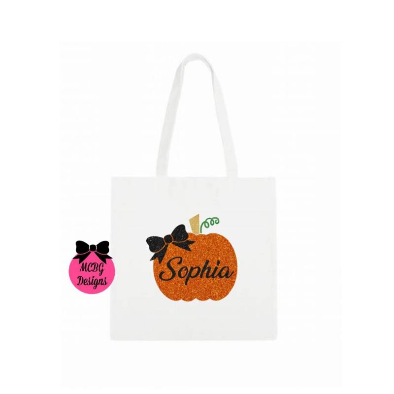 Trick Or Treat Bagkürbis Candy Baghalloween Or Dekohalloween Deko von MCBGDesigns