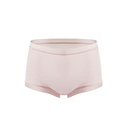 MCCAMEY Damen Seide Taillenslips Panties Hipsters Unterhosen Slip(Rosa,M von MCCAMEY