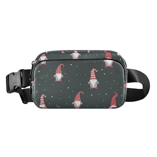 Weihnachtswichtel Topf Bauchtasche für Damen Herren Crossbody Gürteltasche Mode Taille Packs Geldbörse mit verstellbarem Gurt Hüfttasche für Outdoor Workout Reisen, Mehrfarbig, Large von MCHIVER