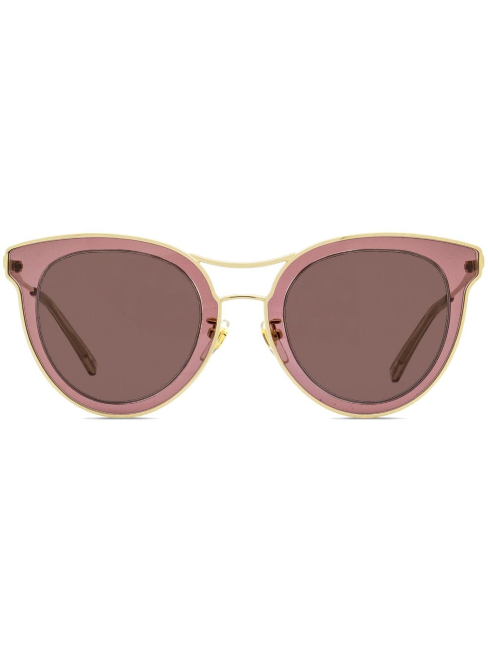 MCM Ovale Sonnenbrille - Gold von MCM