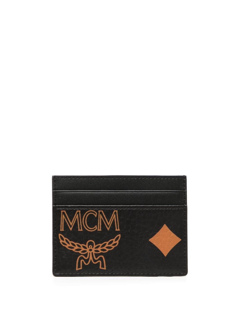 MCM Aren Kartenetui mit Maxi-Monogramm - Schwarz von MCM