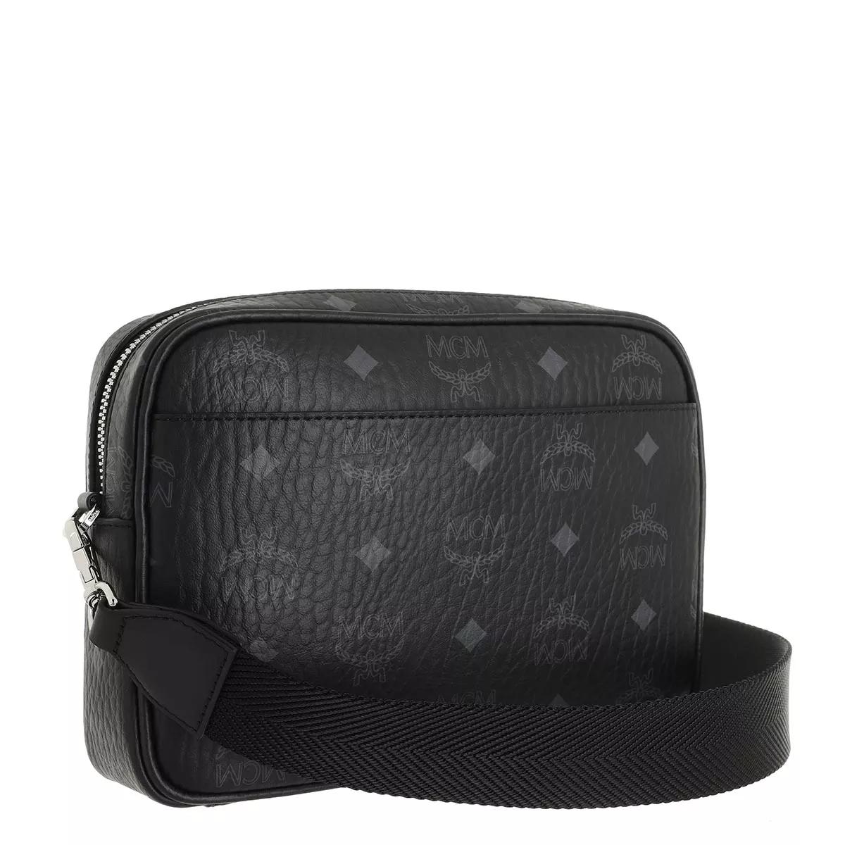 MCM Crossbody Bags - Aren Visetos Crossbody Small - Gr. unisize - in Schwarz - für Damen von MCM