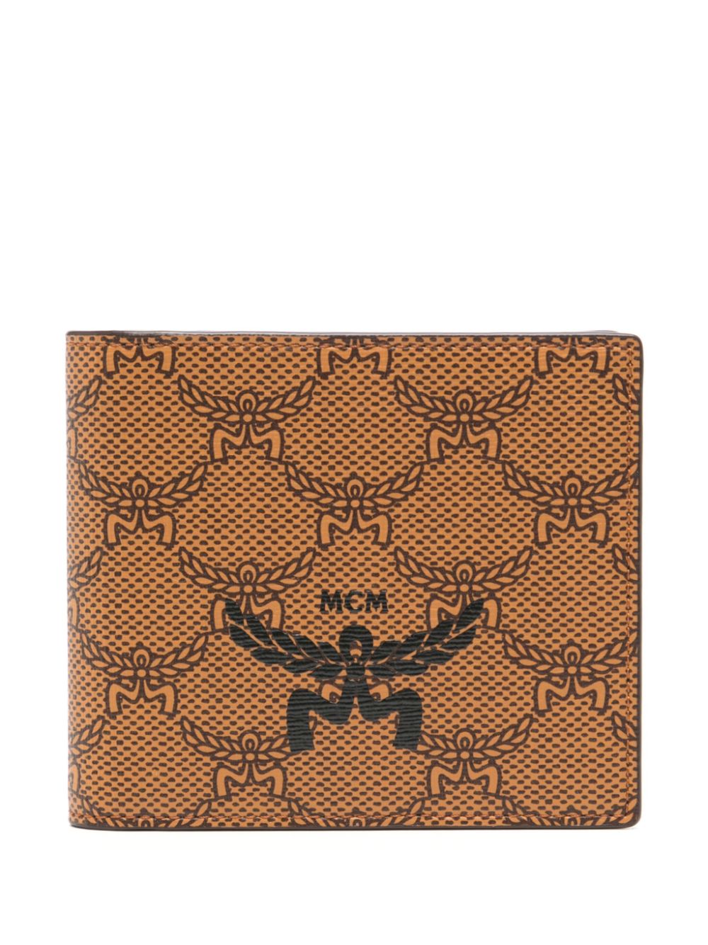 MCM Himmel Portemonnaie mit Monogrammmuster - Braun von MCM