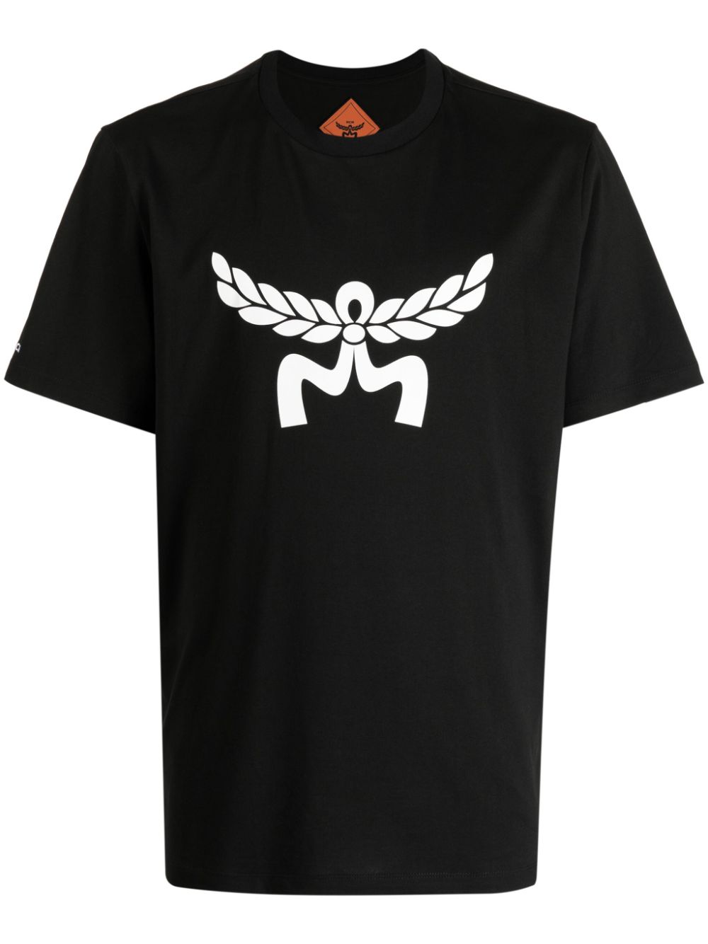 MCM Laurel T-Shirt aus Bio-Baumwolle mit Logo-Print - Schwarz von MCM