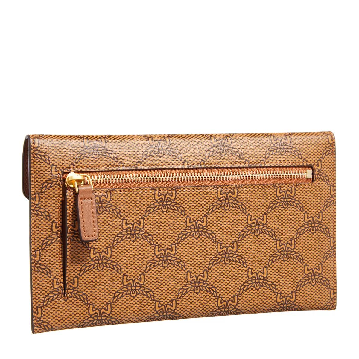 MCM Portemonnaie - Himmel Lts Cntl Large - Gr. unisize - in Cognacbraun - für Damen von MCM