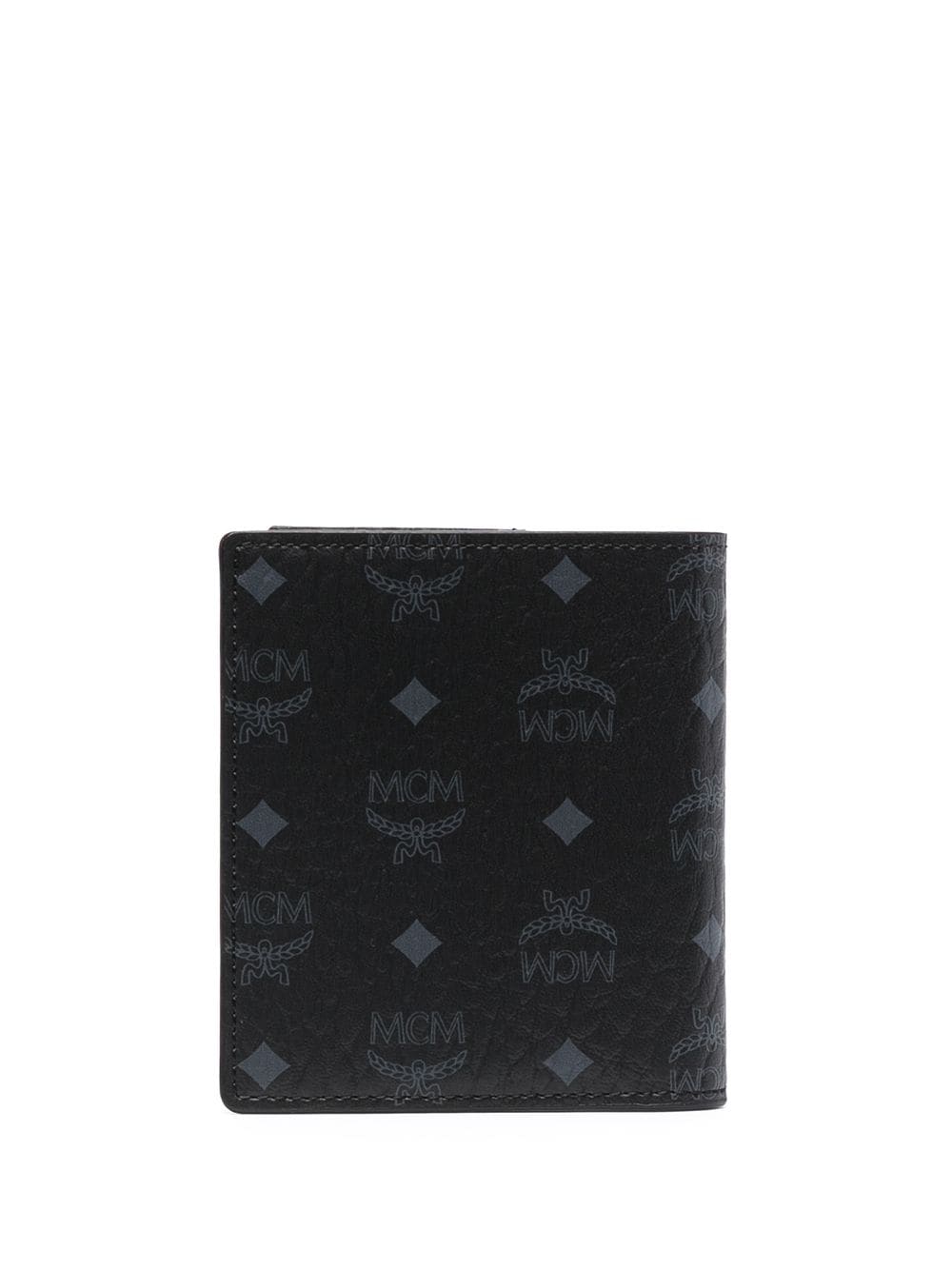 MCM Portemonnaie mit Monogramm-Print - Schwarz von MCM