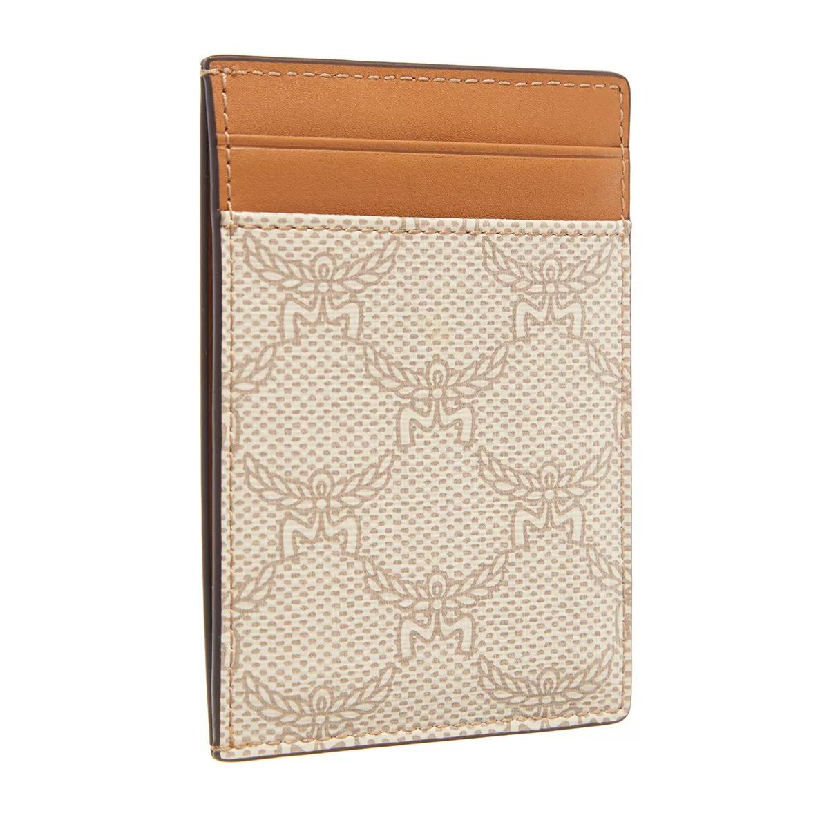 MCM Portemonnaies - Himmel Lts Card Case Mini - Gr. unisize - in Beige - für Damen von MCM