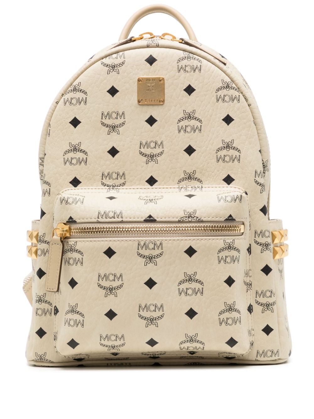 MCM Rucksack mit Visetos-Print - Nude von MCM