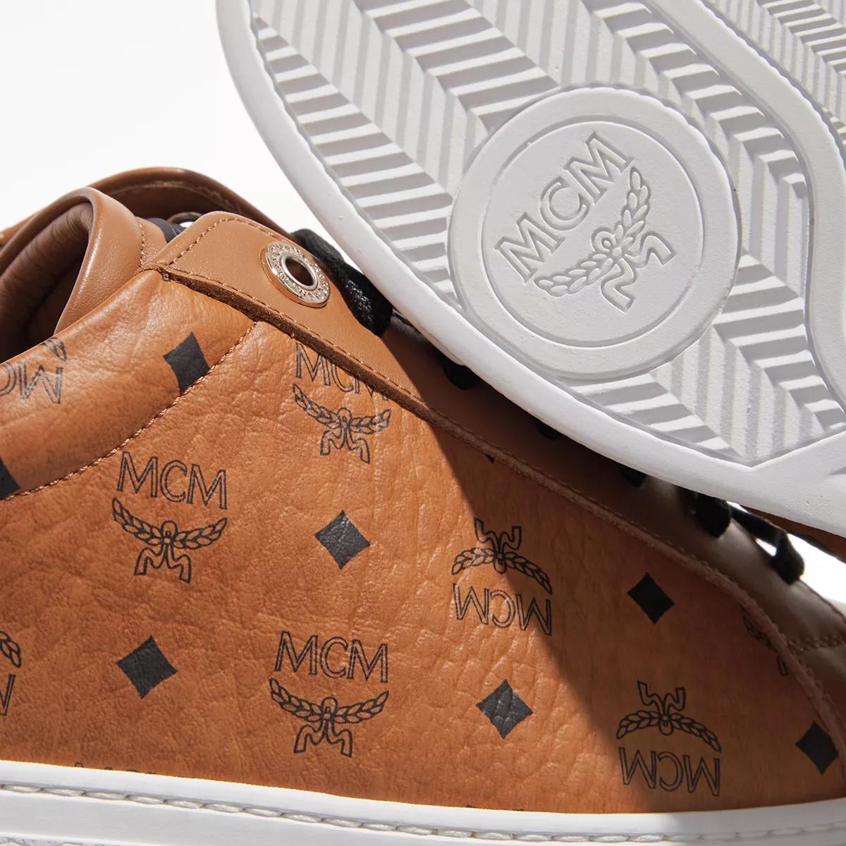 MCM Sneakers - Terrain Derby W.Sneakers Cognac - Gr. 36 (EU) - in Cognacbraun - für Damen von MCM