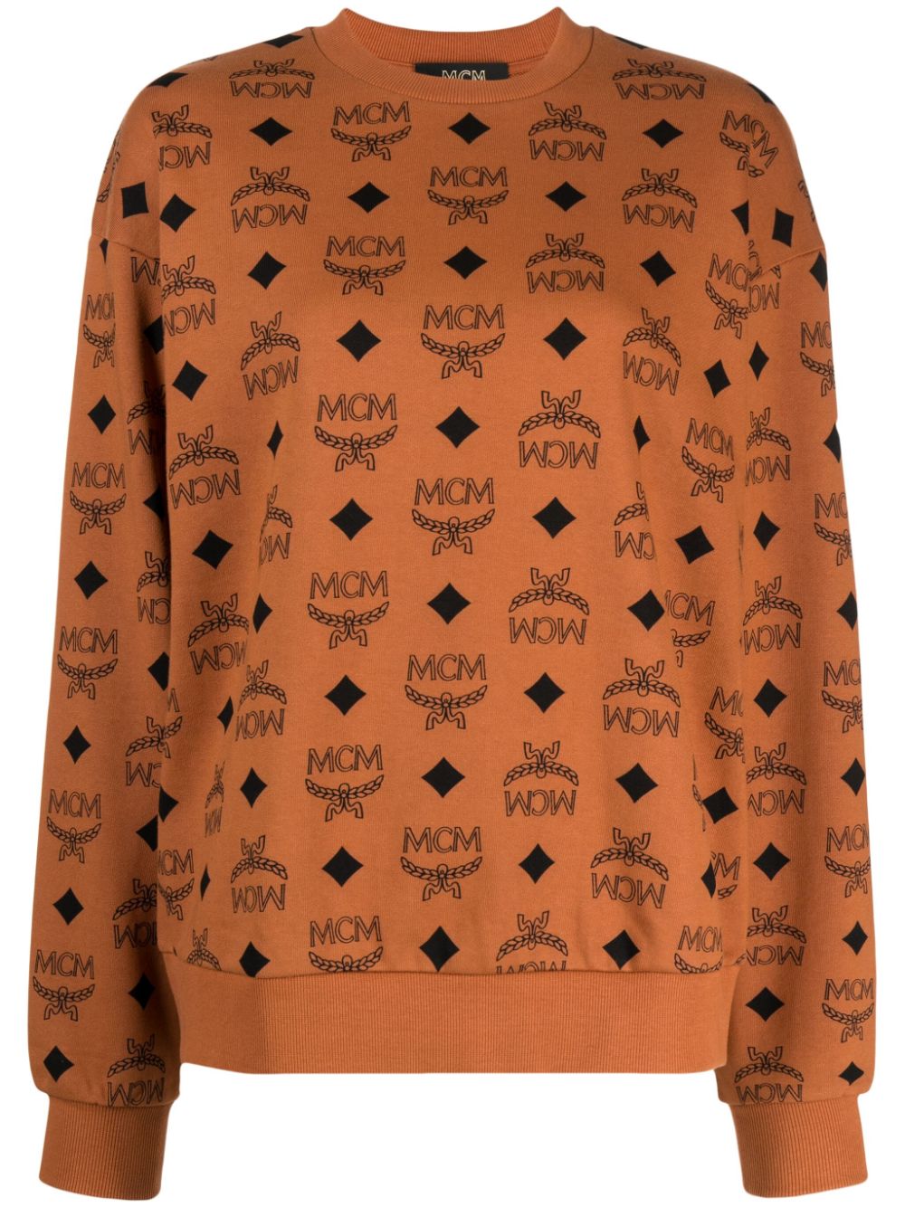 MCM Sweatshirt mit Print - Braun von MCM