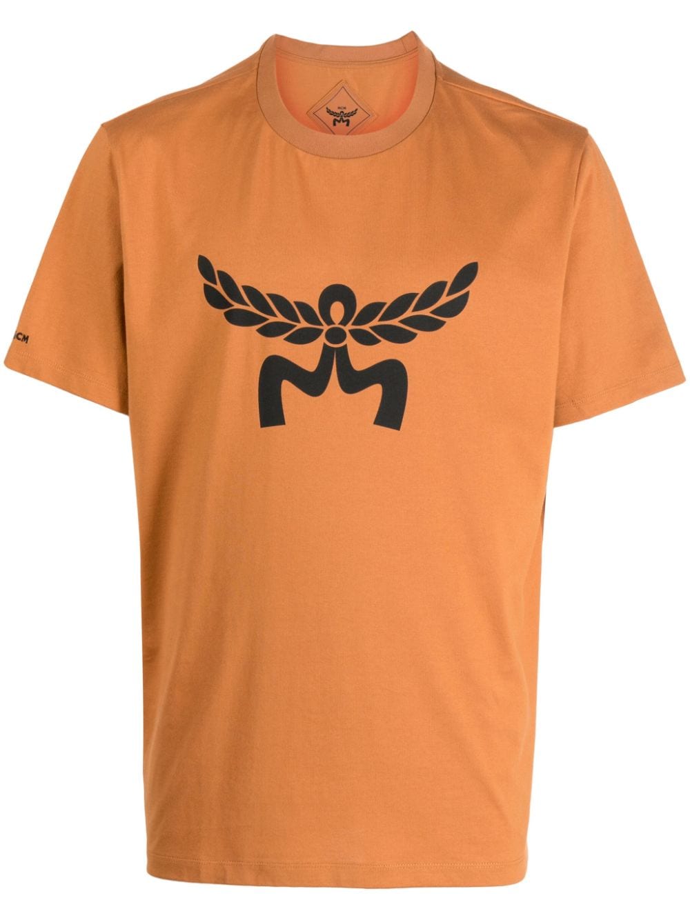 MCM Laurel T-Shirt aus Bio-Baumwolle mit Logo - Braun von MCM