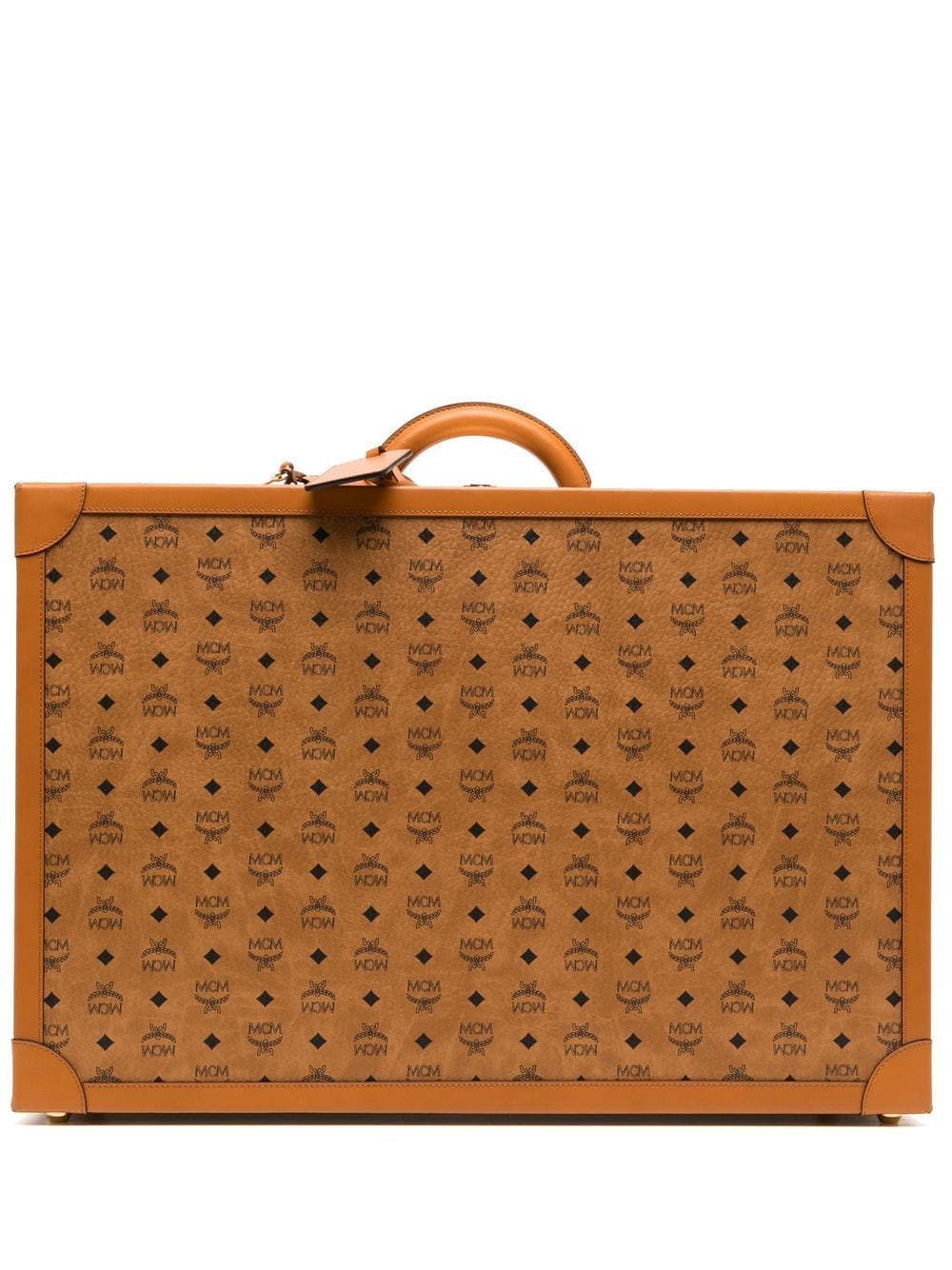 MCM Mittelgroßer Koffer mit Visetos-Print - Braun von MCM