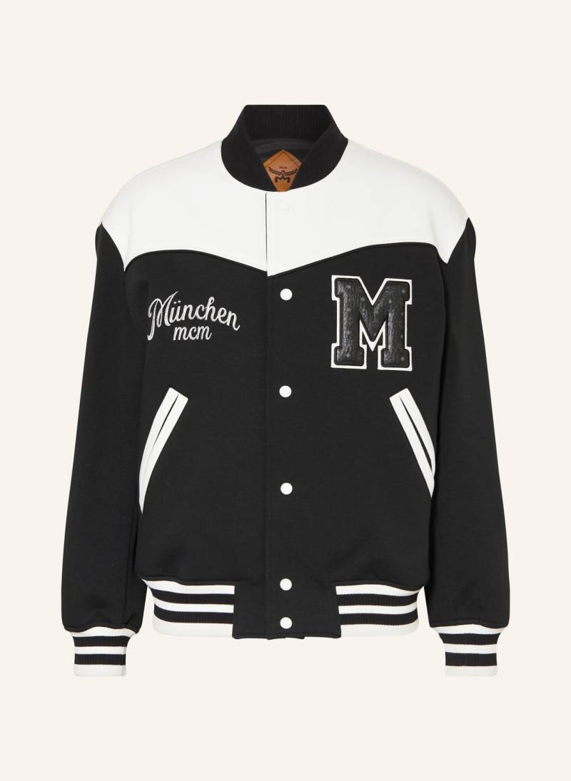 Mcm College-Jacke schwarz von MCM