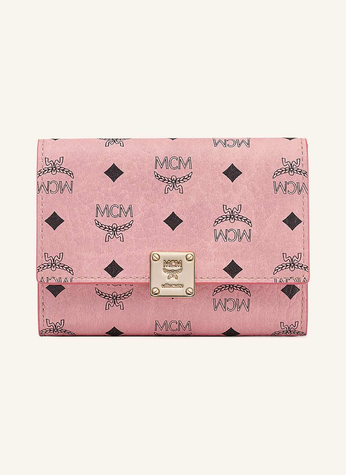 Mcm Geldbörse Aren Visetos Small rosa Mcm Geldbörse Aren Visetos Small rosa von MCM
