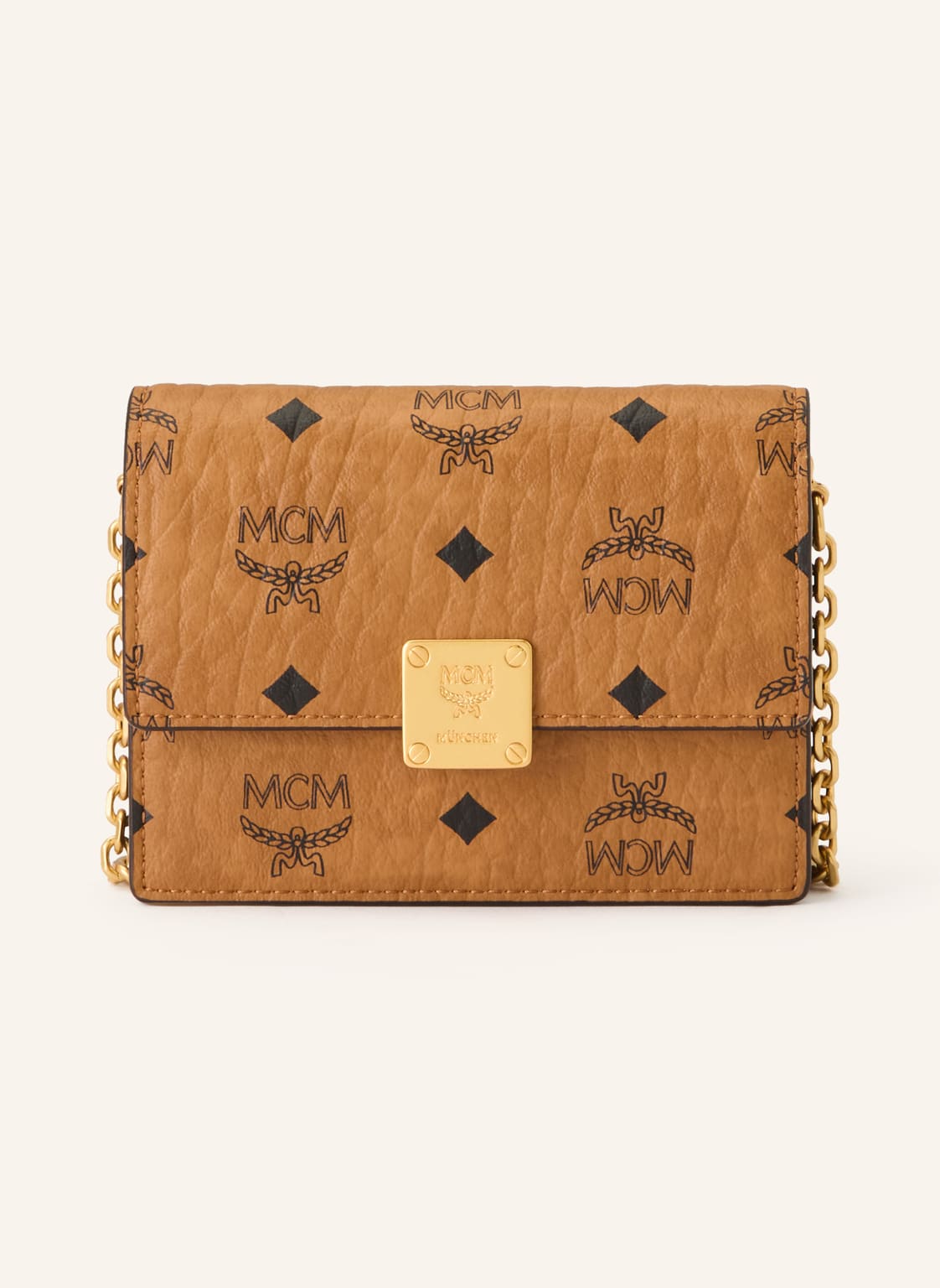 Mcm Geldbörse Aren Zum Umhängen braun von MCM