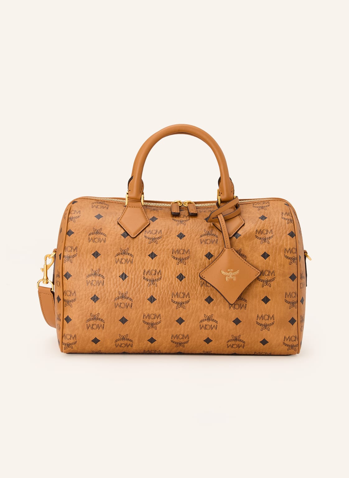 Mcm Handtasche Ella Boston Medium braun von MCM