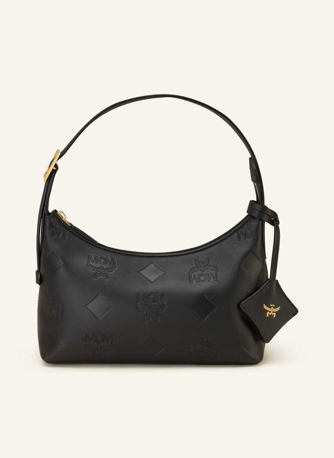 Mcm Hobo-Bag Aren Small schwarz von MCM