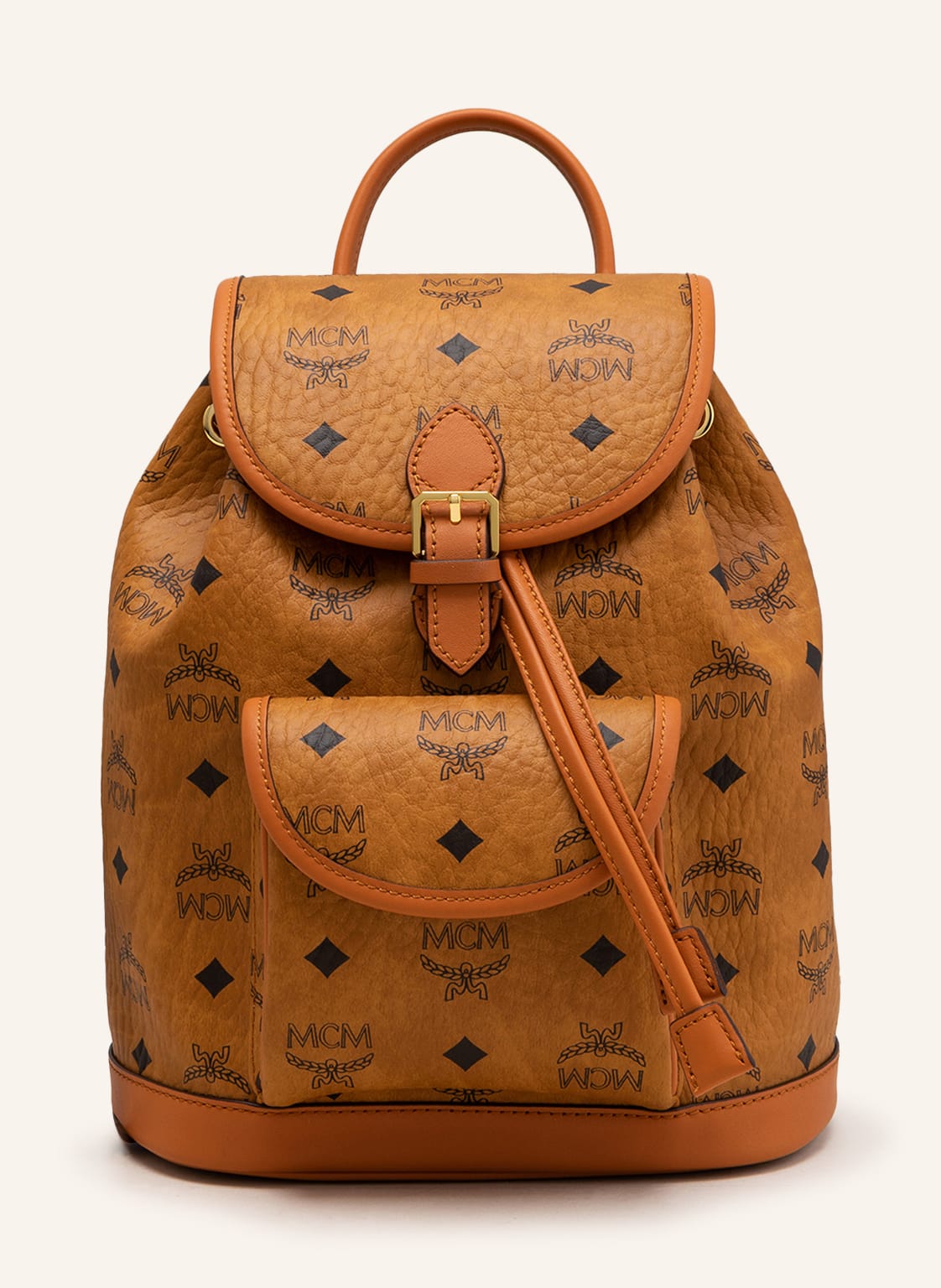 Mcm Rucksack Aren Visetos Mini braun von MCM