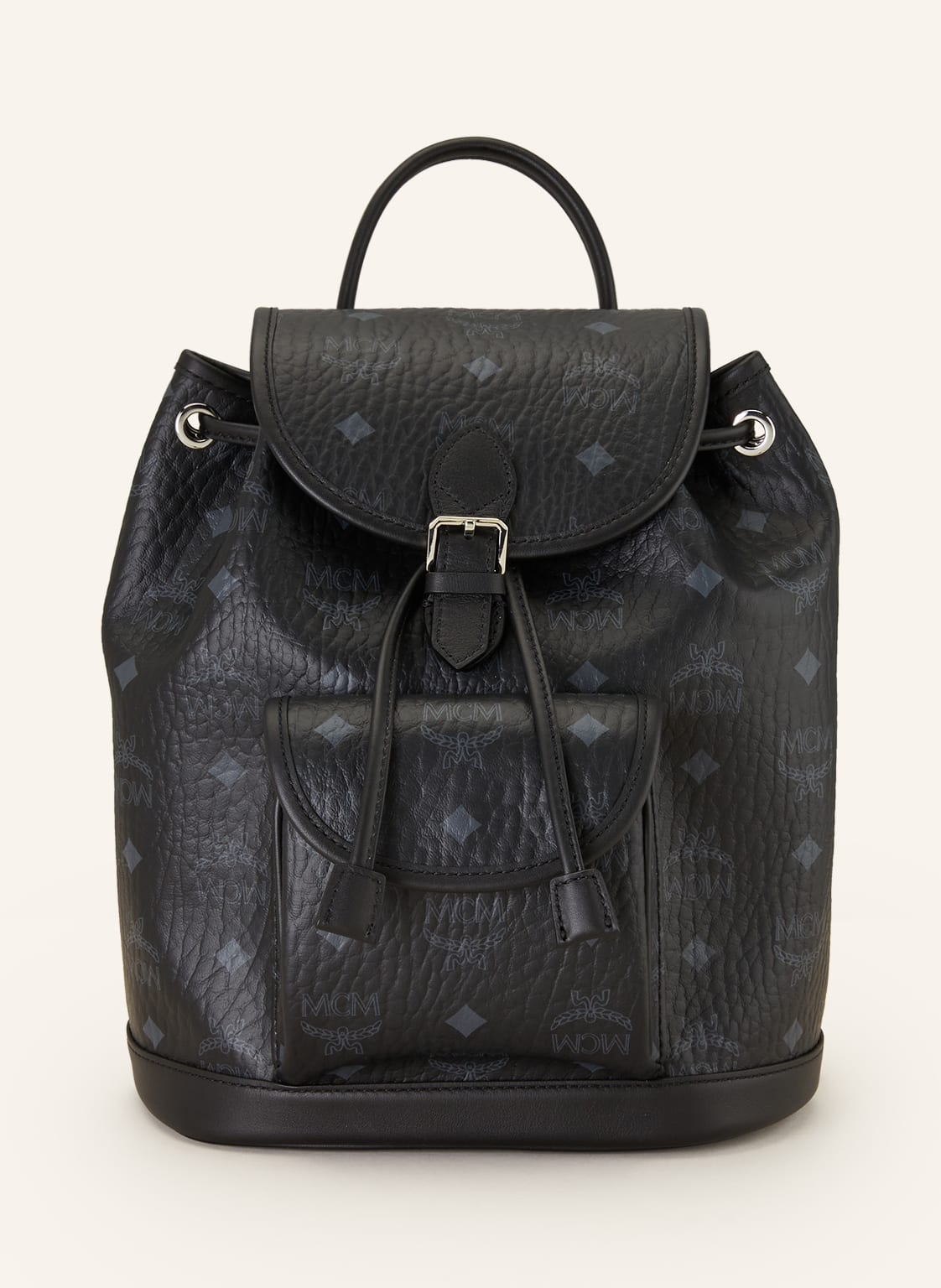 Mcm Rucksack Aren Visetos Mini schwarz von MCM